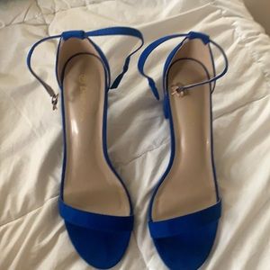 Royal blue heels